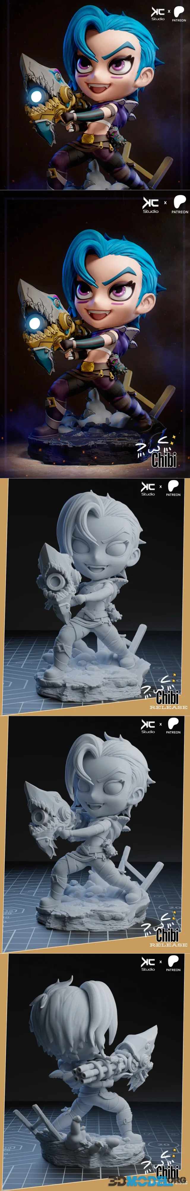 KcStudio - Chibi Jinx – Printable
