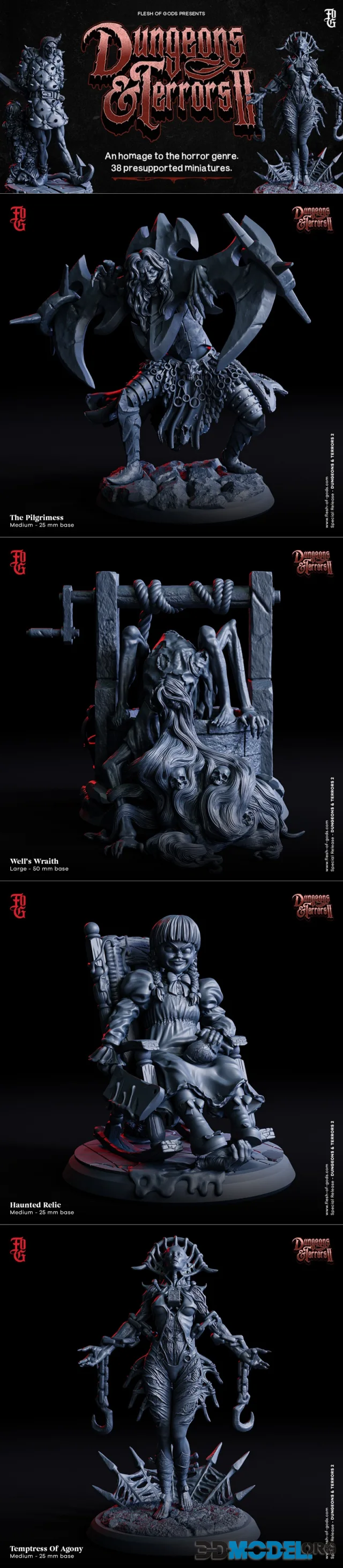 Flesh of Gods - Dungeons & Terrors Vol.2 – Printable