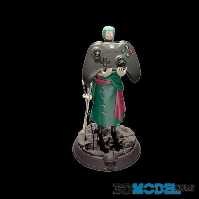 Roronoa Zoro One Piece Controller Holder – Printable