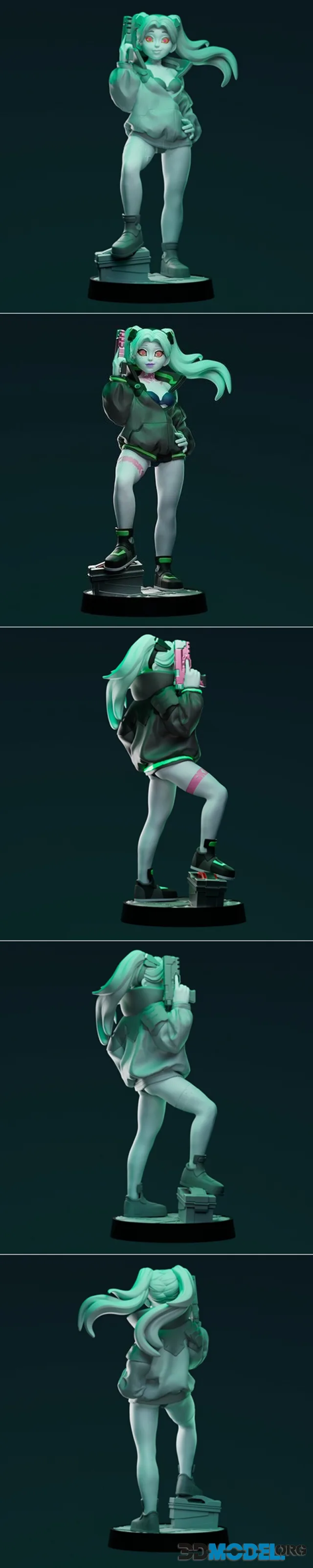 Goyd Figures- Rebecca EdgeRunner – Printable