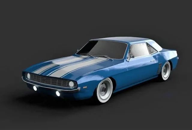 1969 Camaro SS Low-poly (PBR)