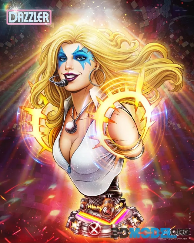 WICKED - Dazzler Portrait Bust – Printable