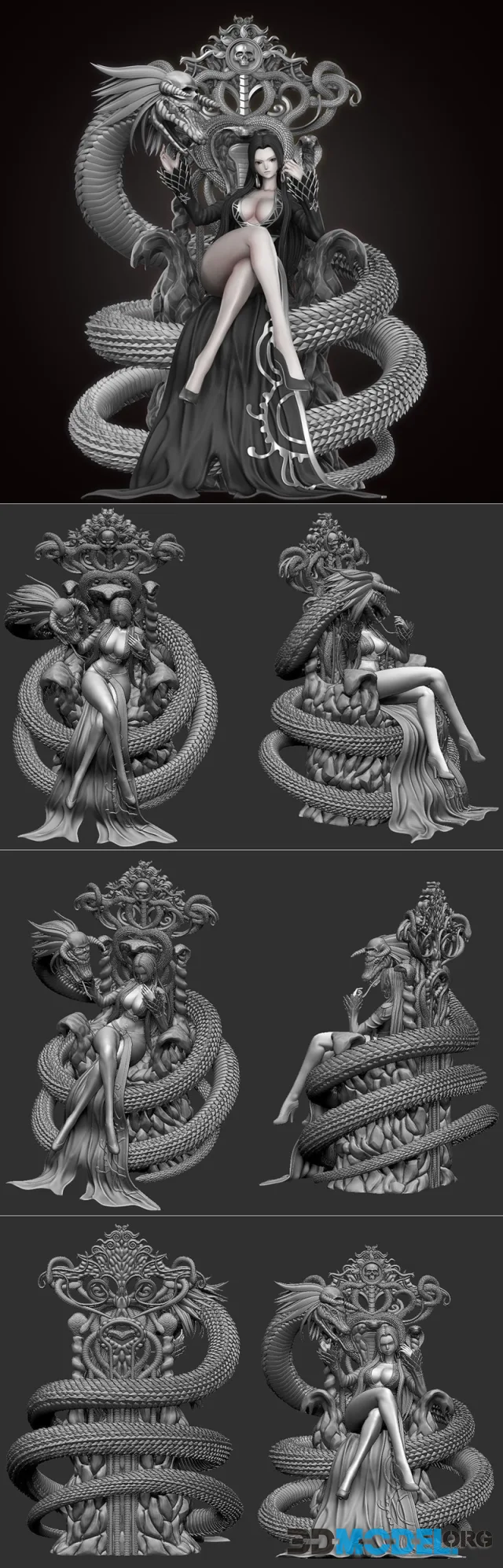 Boa Hancock V5 - One Piece – Printable