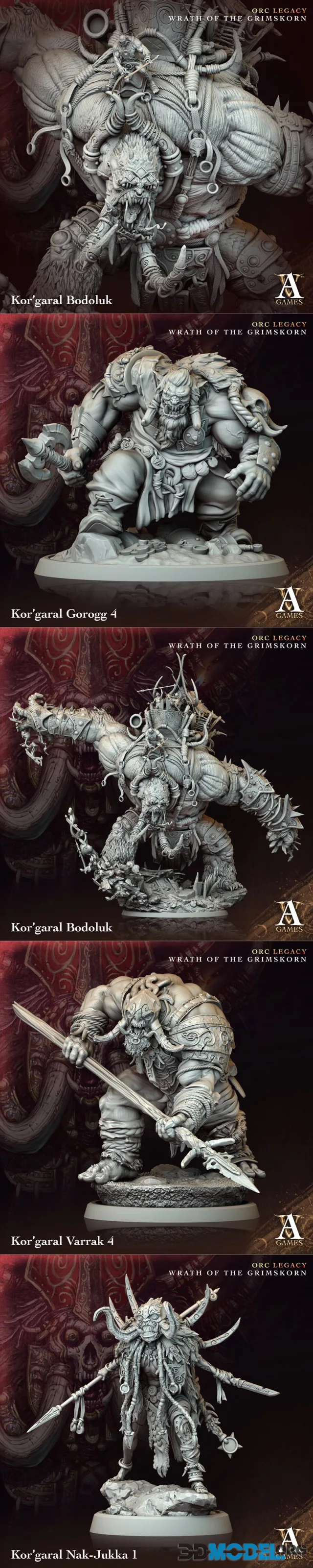 Archvillain Games - Orc Legacy - Wrath of the Grimskorn – Printable