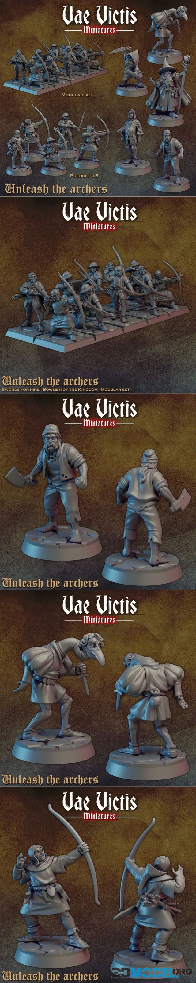 Vae Victis Miniatures - Unleash the archers – Printable