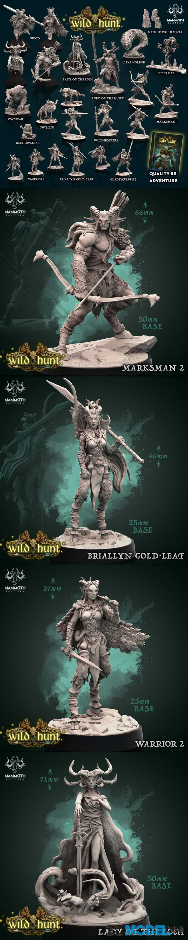 Mammoth Factory - Wild Hunt Collection – Printable