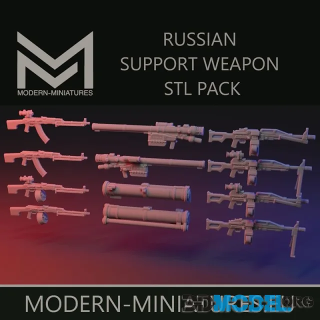 Russian Support weapon Pack 03 – Printable