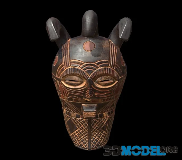 African Mask (PBR)