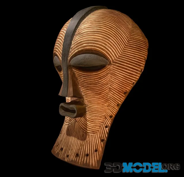 African Mask Democratic Republic Of Congo (PBR)