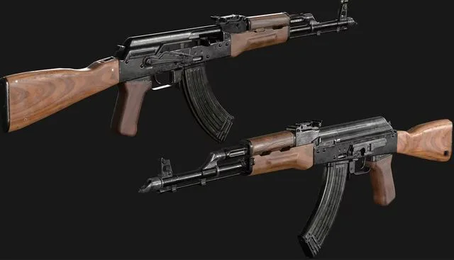 AKM rifle V1 (PBR)