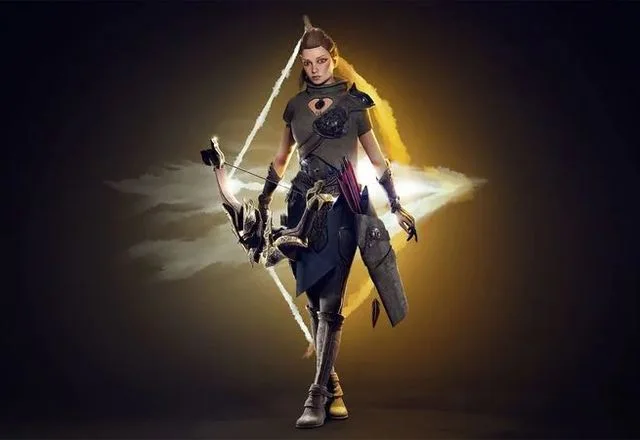 Archer Girl Low-poly (PBR)