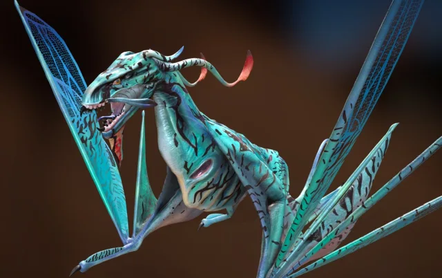Avatars Banshee Ikran Game Ready (PBR)