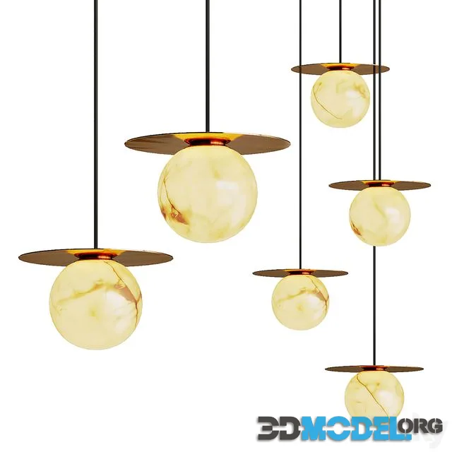 Ball pendant lamp MARBLE ORB