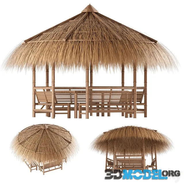 Bamboo gazebo