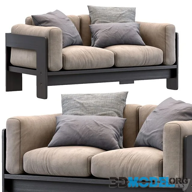 Bastiano petite settee by Knoll
