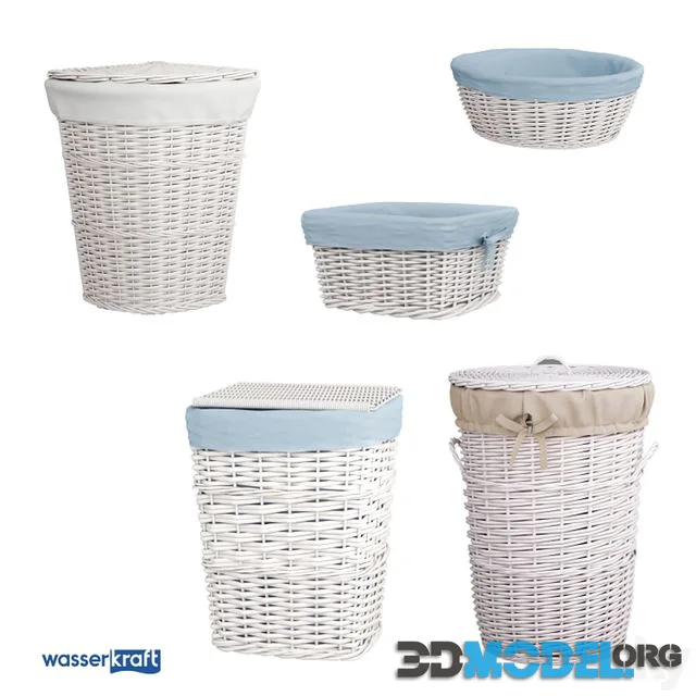 Bathroom baskets_white_OM