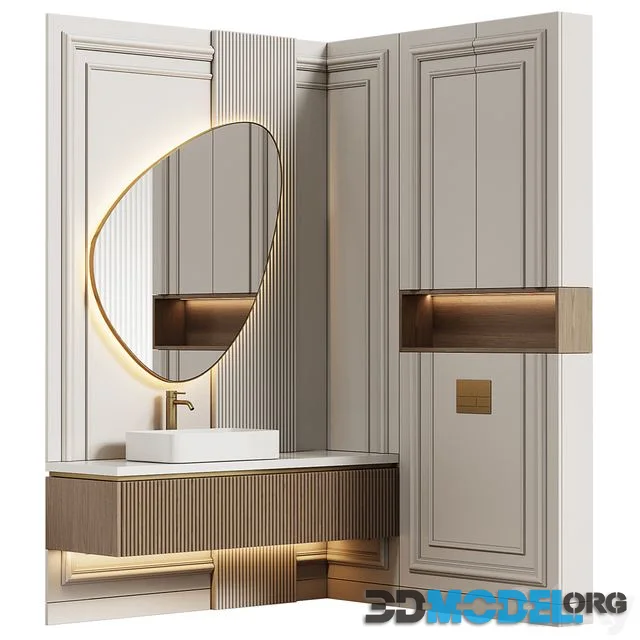 Bathroom furniture 22 in modern classic style
