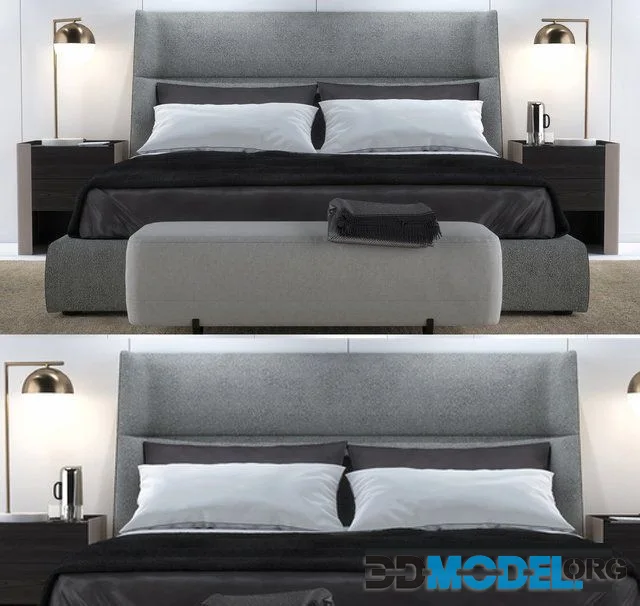 Bed Poliform Chloe Letto