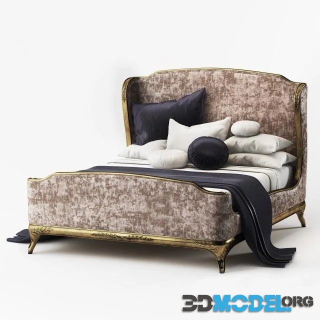 Bed US Cali King Jonathan Charles Fine furniture Versailles 494 762-W1-F9