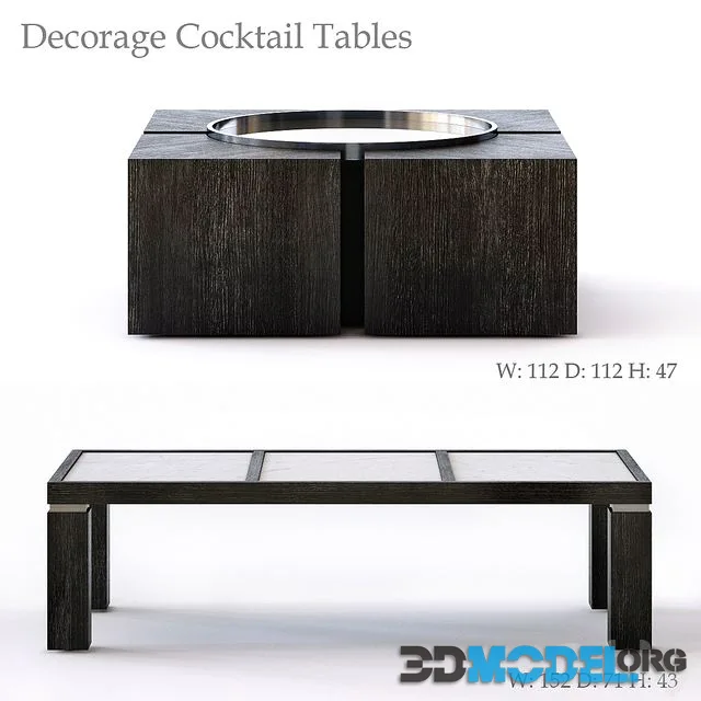 Bernhardt Decorage Cocktail Tables