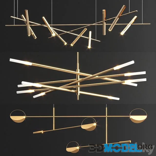 Bolia Esprit Rousseau Chandelier - 3 type