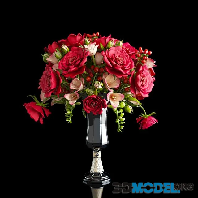 Bouquet of red roses