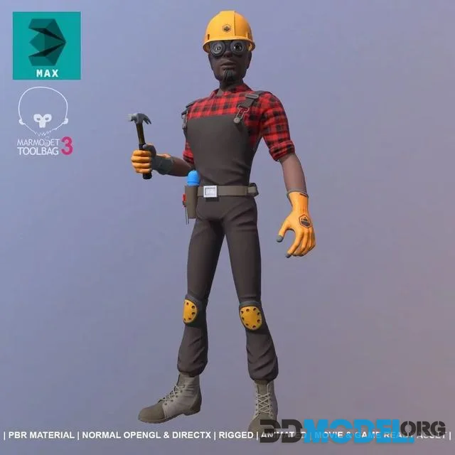 Builder Low-poly (PBR)