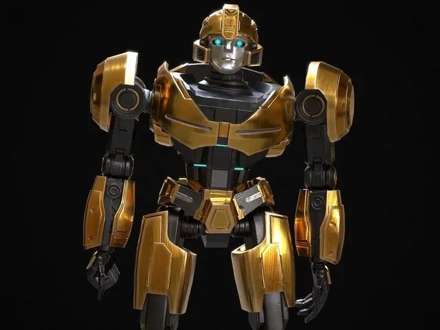 Bumblebee Low-poly (PBR)