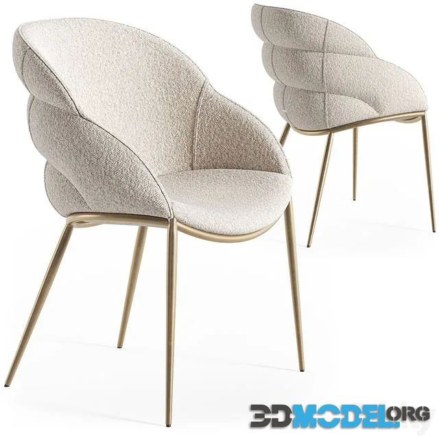 Cattelan Italia Camilla metal armchair