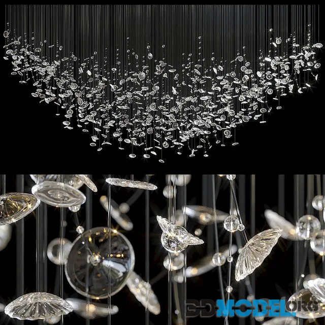 Chandelier Light Vargov – Fiber