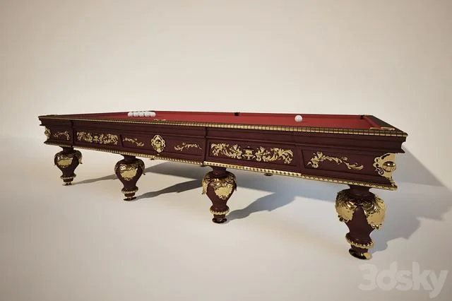 Classic billiard table