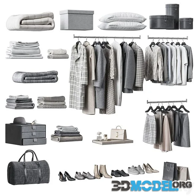 Clothes for wardrobe NG15 (BUMERANG Ikea hangers)