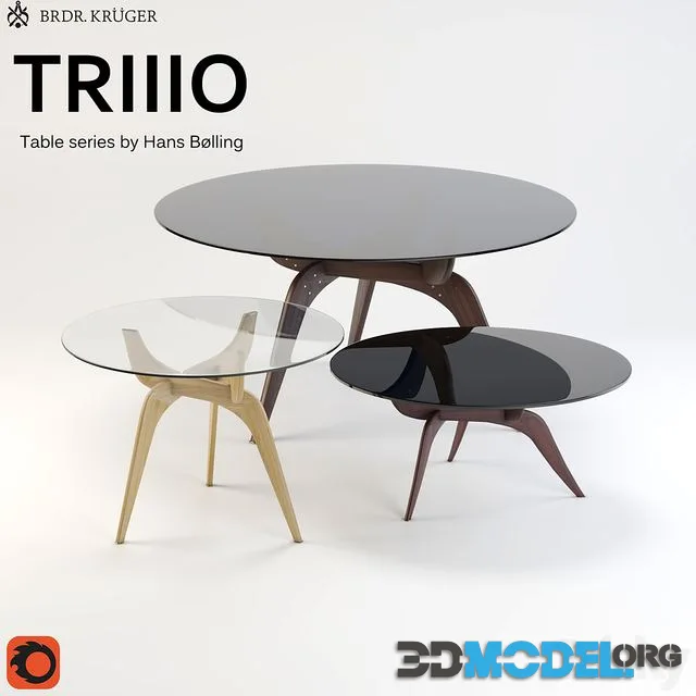 Collection Triiio table with decor
