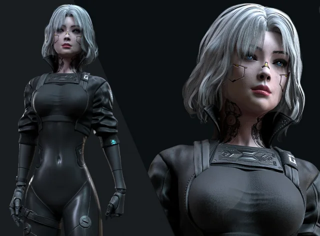 Cyberpunk Girl 3