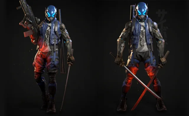 Cyberpunk Samurai