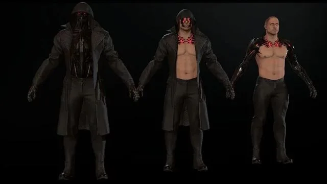 CyborgMan devil may cry character Low-poly (PBR)