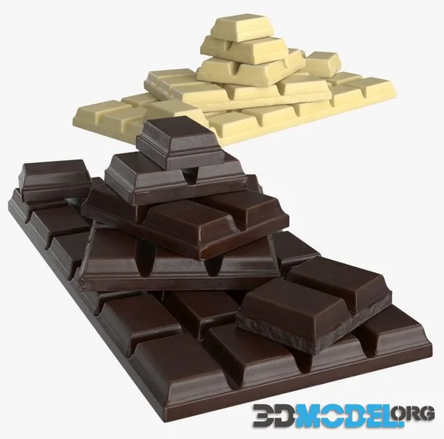 Dark and White Chocolate Set