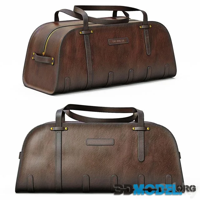 DE BRUIR Leather Sports Bag