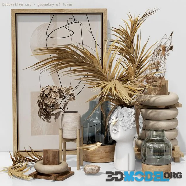 Decorative set – dried flower