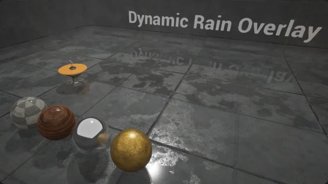 Dynamic Rain Overlay