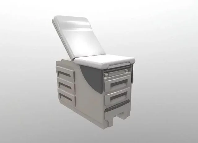 Exam Table Low-poly (PBR)