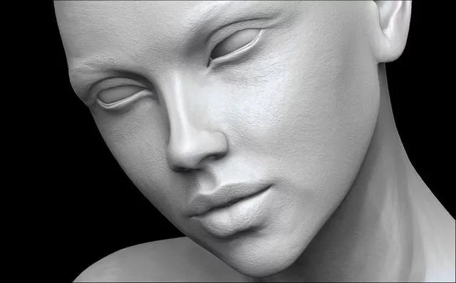 Female Body High Detail Sculpt (PBR)