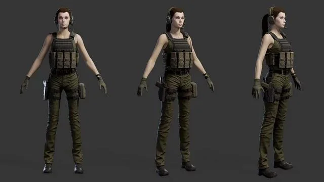Female Soldier (PBR)