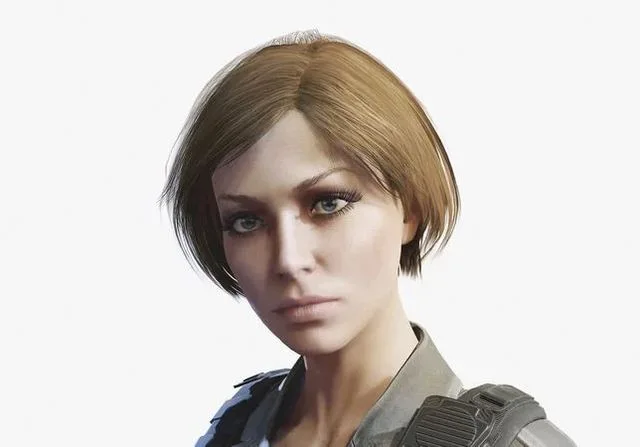 Female Soldier Low-poly (PBR)