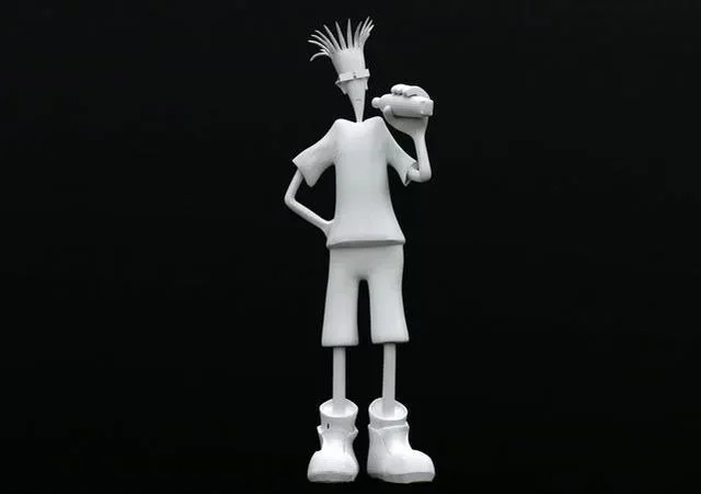 Fido Dido Printable and Renderable Rigged Low-poly (PBR)