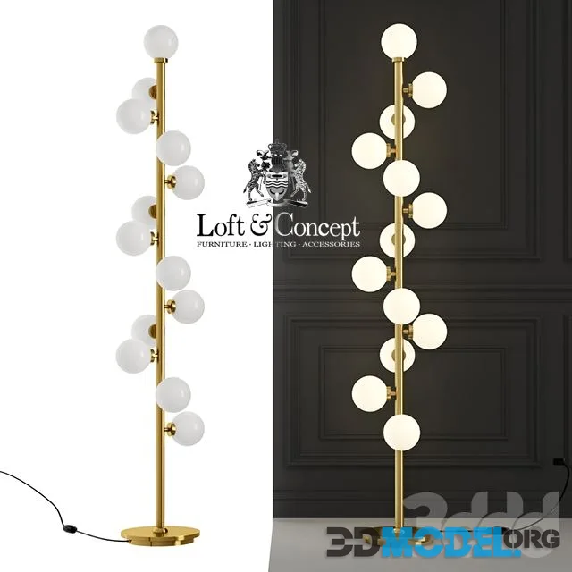 Floor lamp BUBBLE STIK COLD FLOOR LAMP