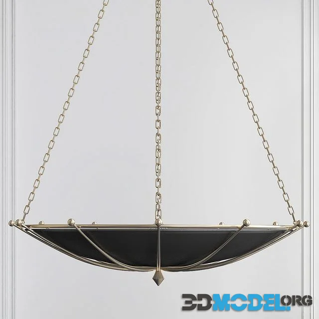 Fontaine chandelier by currey and company