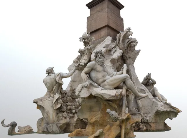 Fontana Dei Quattro Fiumi Detail (PBR)
