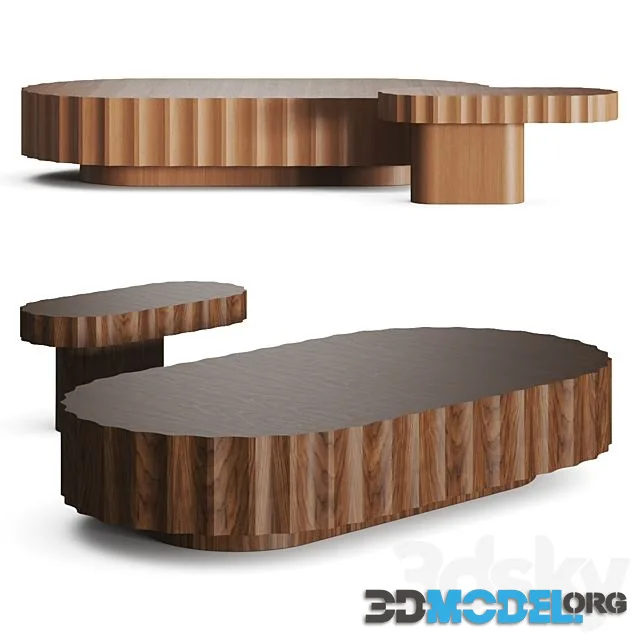 Francesco Balzano Blond Coffee Tables