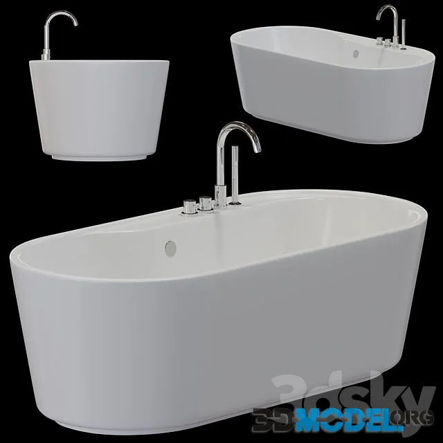 Freestanding bathtub BelBagno BB14-K